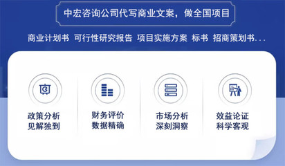 重庆投资项目可研报告代写专属编制